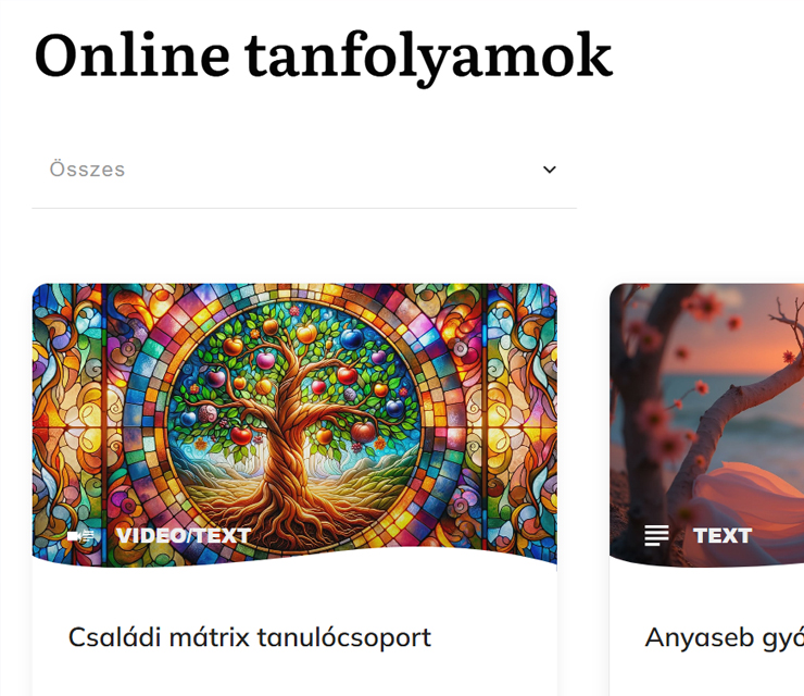 Életműhely-On-line tanterem